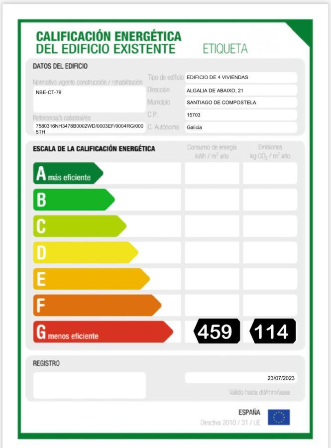 דירות סנטיאגו דה קומפוסטלה Apartamento Casco Historico מראה חיצוני תמונה